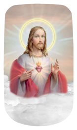 DAROYAL-109-BZ Sacred Heart Clouds Bronze